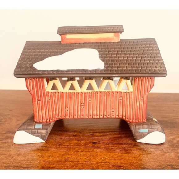 Department 56 Heritage Village Maple Creek Bridge Christmas Village 6 Inch Long - Picture 3 of 8